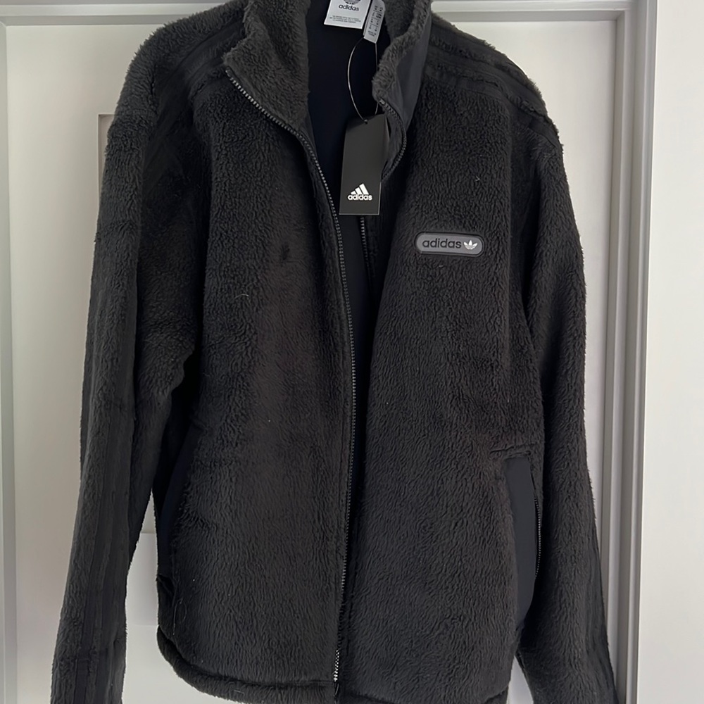 Adidas Original Mens Fleece Sherpa Jacket